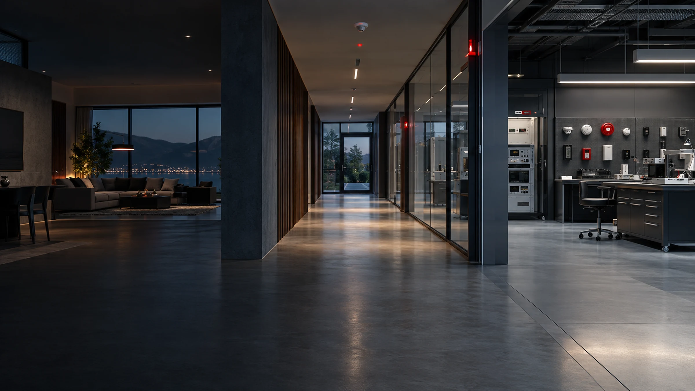 Connected alarm systems demonstration environment