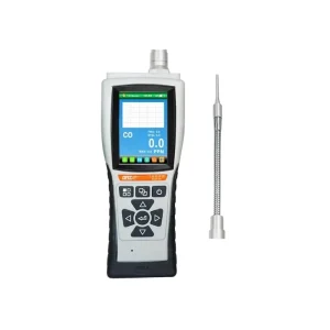 0 5000ppm Portable Pump priming H2S Toxic Hydrogen Sulfide Gas Detector Air Leakage Monitor Biogas Analyzer