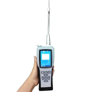 0-500ppm H2O2 Portable Gas Detector with Electro-Chemical Sensor Pump Priming IP65 Protection Sound+Light Alarm