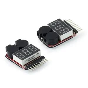 1-8S Lithium Battery Charge Display with Low-Voltage Alarm and Buzzer