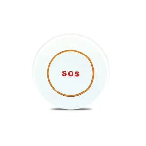 1 Button Round 6V 433MHz Wireless Remote Control Switch SOS Panic Button Doorbell EV1527 Chip Learning Type