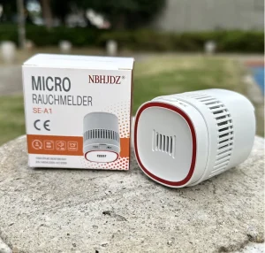 10-Year Mini Portable Wireless Home Alarm System with Built-In Lithium Battery and Standalone Fire Smoke Detector
