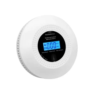 10-Year Smoke and Carbon Monoxide Detector with Photoelectric Smoke Sensor Lithium Battery for Home Rental Properties