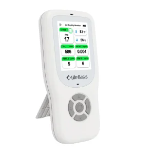 10-in-1 Portable CO2 PM10 PM1.0 PM2.5 TVOC HCHO Temperature Air Quality Monitor