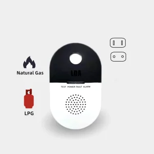 100 240V EU US Plug in Explosive Kitchen Domestic Propane LPG Natural Gas Leakage Alarm Home Gas Detectors
