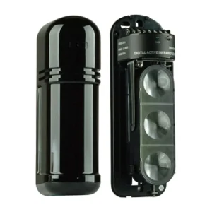 100M Fence Perimeter Alert 3-Beam Infrared Sensor, 110dB Detection Range for Home Security, Factory Optional
