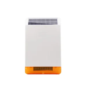 100dB Alarm Sound Solar-powered Alarm Siren Security Monitoring Anti-theft Siren Horn for Focus Smart Home Security Protection