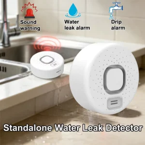 100dB Sound Warning Kitchen Overflow Alarm Smart Home Drip Detector Water Leakage Sensor