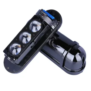 100m Indoor Outdoor 3-Beam Active Infrared Detector 8 Frequencies Aluminium PC Construction