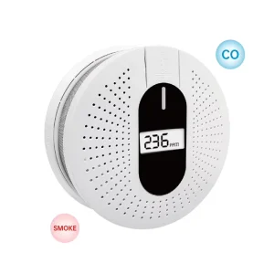 10Years CO Gas Sensor System Portable Wireless 2In 1 Photoelectric Standalone Fire Smoke And Co Detector Alarm