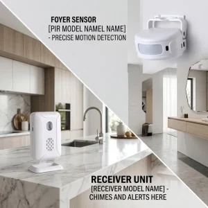 113dB High Sensitivity Wireless PIR Motion Sensor Alarm Shopkeeper Welcome Doorbell Burglar Alarm Anti theft Security Alarm