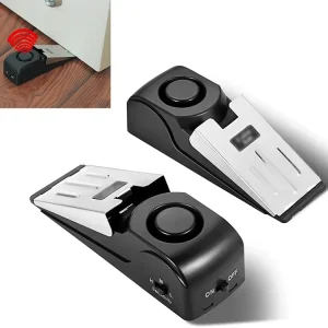 120 dB Wedge-Shaped Door Stop Alarm for Home and Travel