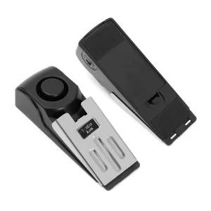 120db Anti theft Door Stop Alarm Portable Door Lock Wireless Home Alarm System Floor Wedge Doorstop for Travel Apartment Home
