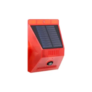129 DB Automatic Sensing Solar LED Alarm with Remote Control Lighting IP65 Rated DC 12V 50000 Hours for Road Use