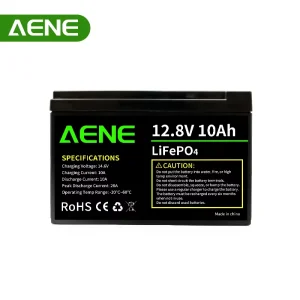 12V 10Ah Lithium-Ion Battery Compact Lightweight Power Supply for Alarm Systems and UPS Backup