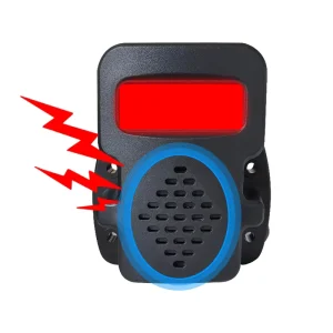 12V Large Car Blind Spot Sound and Light Alarm IP67 Waterproof Bus and Truck Driving Safety Alarm