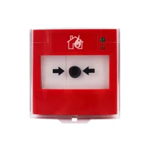 12V Manual Call Point with Break Glass Red ABS Emergency Exit Button for Smart Security Alarm System