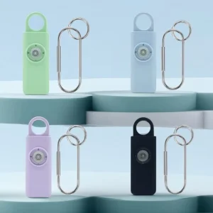 130 dB Personal Safety Alarm Keychain with GPS Tracking for Women, Children and Elderly
