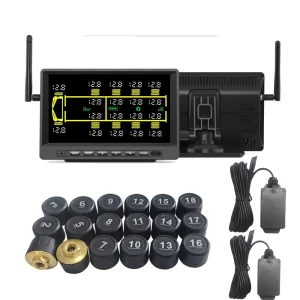 18-Wheel Trailer Truck Tire Pressure Monitoring System TPMS