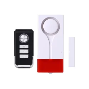 18C Door and Window Magnetic Alarm with Remote-Controlled Sound and Light