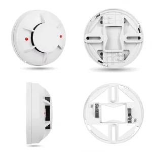 2/4-Wire Wired Ceiling-Mounted Smoke Detector, 9-28V