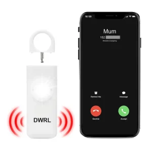 2 In 1 Sos Anti theft Alarm 130dB High Sensitivity Mobile App Emergency Personal Safety Alarm Automatic Location Sharing