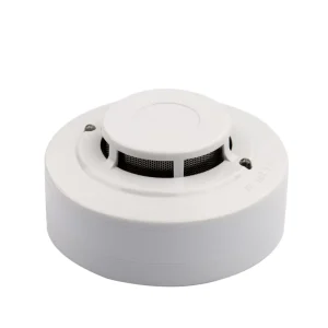 2 Wire 4 Wire Smoke Detector Sensor for Home Security System Wide Voltage Range Smoke Alarm with Relay Output 12v 24v 48v 60v UL