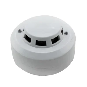 2 Wire Conventional Photoelectric Fire Alarm Smoke Detector with ABS Plastic and Wired Networking