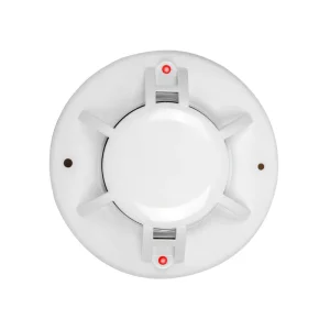 2-Wire Interconnected Photoelectric Smoke Alarm SR-501 ABS Plastic Fire Alarm