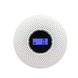 2 in 1 LED Digital Gas Smoke Alarm Co Carbon Monoxide Detector Voice Warn Sensor Home Security Protection High Sensitive Alarm