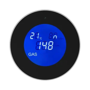 2-in-1 Plug-In Home Gas Detector for Natural Gas Methane Propane and CO, with Voice and LED Display