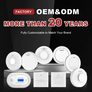 2-in-1 Smoke and Carbon Monoxide Alarm with Tamper Alarm Electrochemical Sensor 85 dB Alert