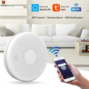 2-in-1 Wi-Fi Combination Smoke and Carbon Monoxide CO Detector, Battery Powered, for Smart Homes