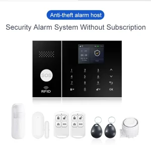 2.4” Display SOS GPRS 99 Wireless 3 Wired Security Alarms GSM Tuya WiFi Home Alarm Systems With Smartlife App