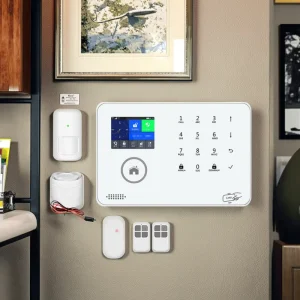 2.4-Inch 4G WiFi 433MHz Wireless Security Alarm System with PIR Motion Detector