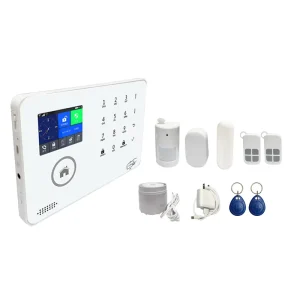2.4inch 4G WiFi Dual-network Mode ASK Intelligent Voice Alarm System with Wireless Remote Control Infrared