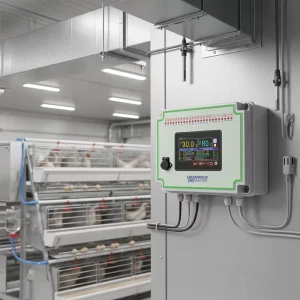 20 Touchscreen Poultry Climate Controller for Chicken House Environmental Control