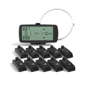 203 PSI Heavy Duty Truck TPMS Digital Tire Pressure Monitoring System for 110 Tires 433.92 MHz