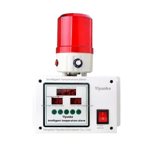 220V High and Low Temperature Alarm with 0.1°C Accuracy, IP67 Protection, 5007 Overheating Detection, and 5W Power