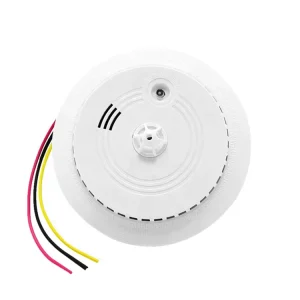 220V Wired Interlinked Smoke and Heat Detectors with Fire Alarm System