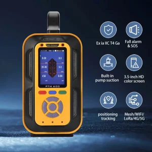 24 in 1 Multi Gas Detector H2 Ar He Gas Analyzer with Data Logger for Industrial Safety