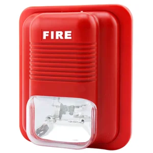 24V 3-Tone 100dB Fire and Burglar Alarm System Strobe Siren