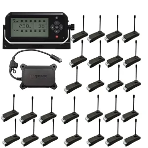 26 Wheels Internal Strap Type Bundled Sensors Truck Trailer TPMS Tire Pressure Monitor System Alarm System