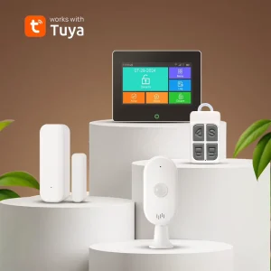 2G 4G GSM WiFi Smart Intrusion Alarm GPRS Home Office Factory Security Alarm System with Smart Life App Support