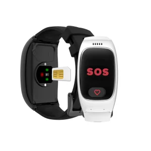 2G/4G SOS GPS Smart Watch for Elderly with Fall Detection, Emergency Health Tracking, Dual SIM, and IP67 Waterproofing