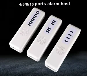 3 4 6 8 Ports Alarm System Cell Phone Display Anti theft Retail Store Anti lost Device Mobile Smart Phone Exhibition With Stand