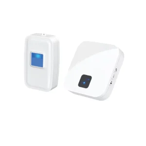 300m Waterproof SOS Alarm Doorbell with Wireless Remote, US/EU Plug