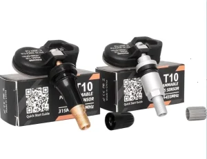 315 and 433 MHz 2-in-1 Universal Programmable TPMS Sensor for Cars