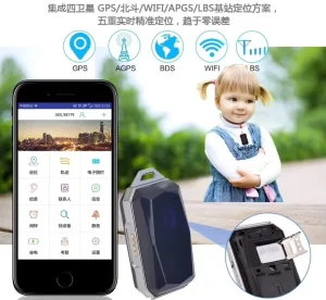 3G Portable Smart Anti lost Mini Locator Sim Card Kids Pet Personal Gps tracker with Sos