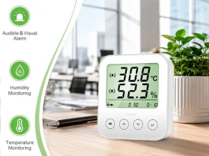 4 20mA Digital Temperature Humidity Sensor Transmitter ABS OEM Industrial Humidity Monitor Detector